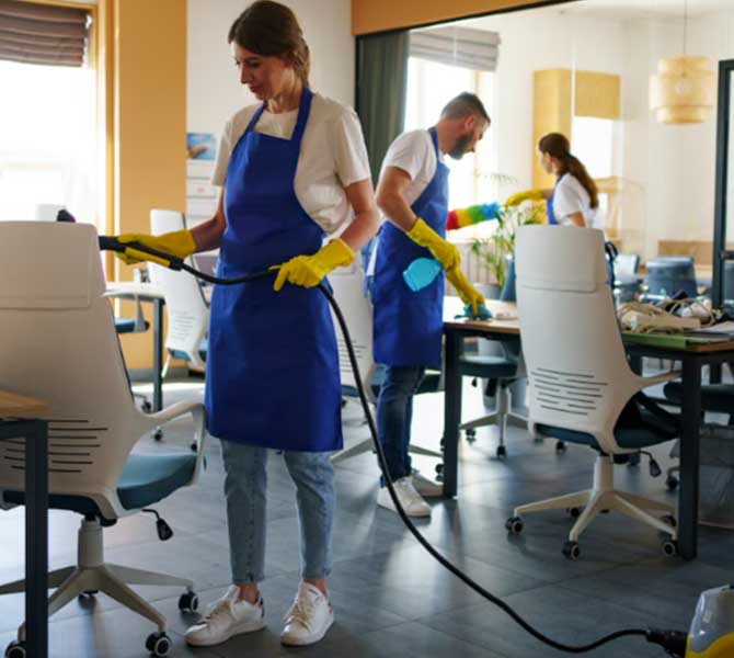 Beseitigung von Schmutz und Staub