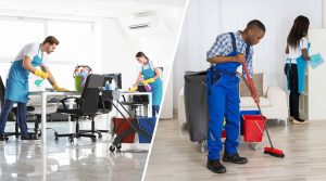Difference between Commercial Office Cleaning and Janitorial Services
