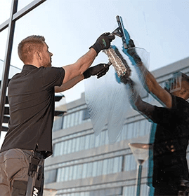 Office window cleaning