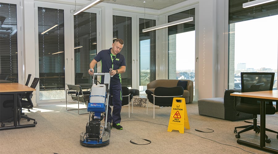commercial office cleaning case study