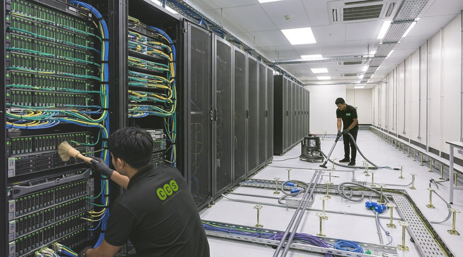 case study- server room cleaning by CCS